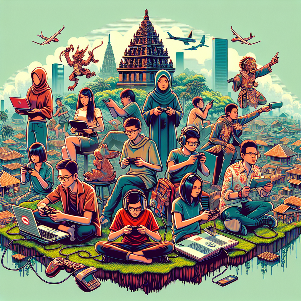 The Rise of Online Gaming in Indonesia: Trends, Challenges, and Opportunities